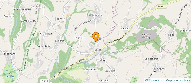 localisation de l'entreprise MADAME MARIE-LAURE MONTMAYEUR  SAINT-OURS