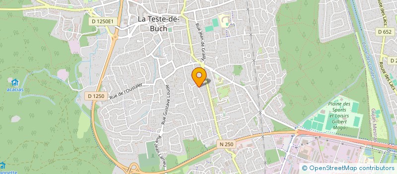 localisation de l'entreprise MADAME MARIE-LAURE MUNIZ à LA TESTE-DE-BUCH