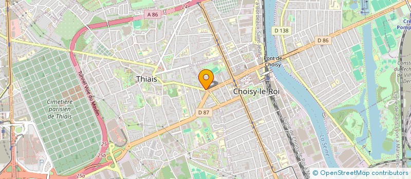 localisation de l'entreprise MADAME MARIE-LAURE NAMONT  CHOISY-LE-ROI