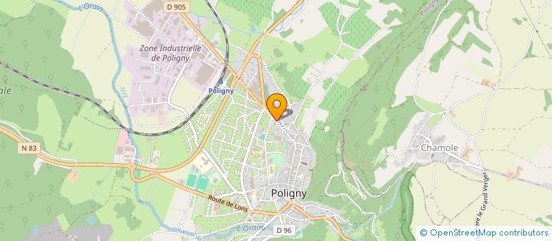 localisation de l'entreprise MADAME MARIE-LAURE NIVOIX  POLIGNY