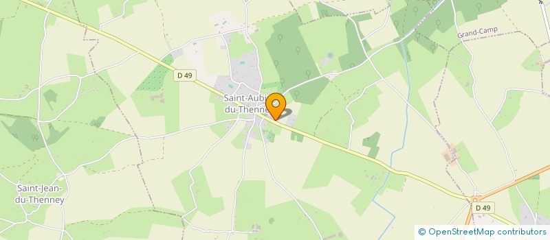 localisation de l'entreprise MADAME MARIE-LAURE NOEL  SAINT-AUBIN-DU-THENNEY