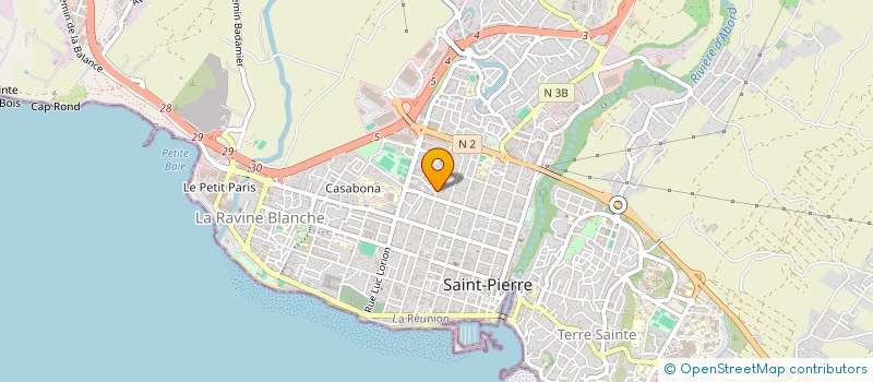 localisation de l'entreprise MADAME MARIE-LAURE OLIVIER à SAINT-PIERRE