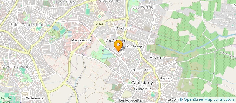 localisation de l'entreprise MADAME MARIE-LAURE ORIBE  CABESTANY