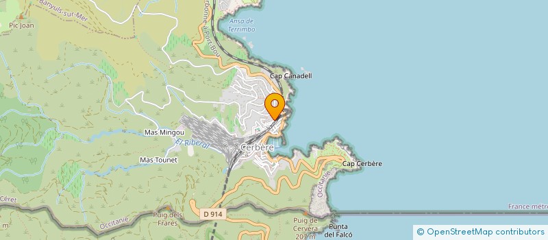 localisation de l'entreprise MADAME MARIE-LAURE PALISSER  CERBERE