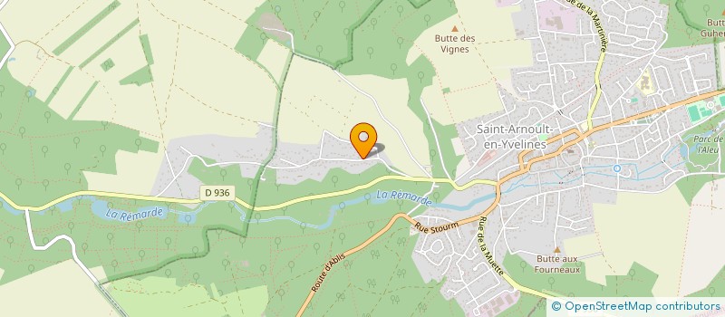 localisation de l'entreprise MADAME MARIE-LAURE PANISSIER  SAINT-ARNOULT-EN-YVELINES