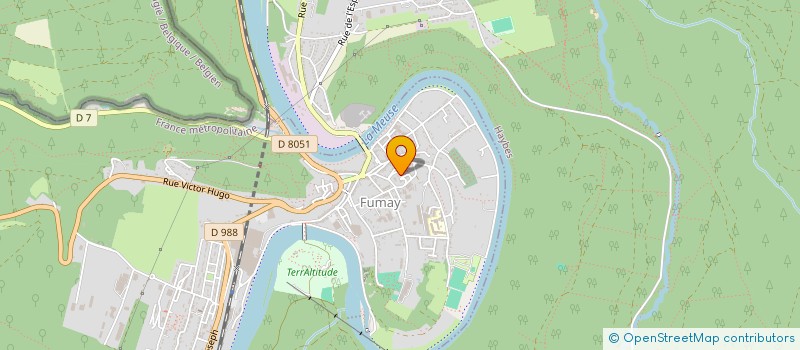 localisation de l'entreprise MADAME MARIE LAURE PARIZEL  FUMAY