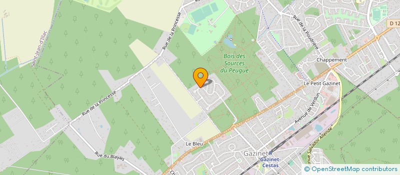 localisation de l'entreprise MADAME MARIE-LAURE PELUCHON  PESSAC