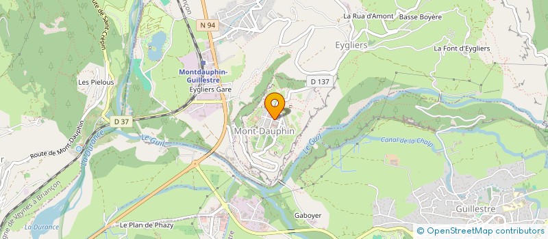 localisation de l'entreprise MADAME MARIE LAURE PEREZ  MONT-DAUPHIN