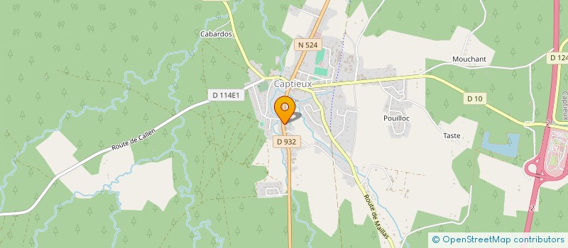 localisation de l'entreprise MADAME MARIE LAURE PERRON  CAPTIEUX