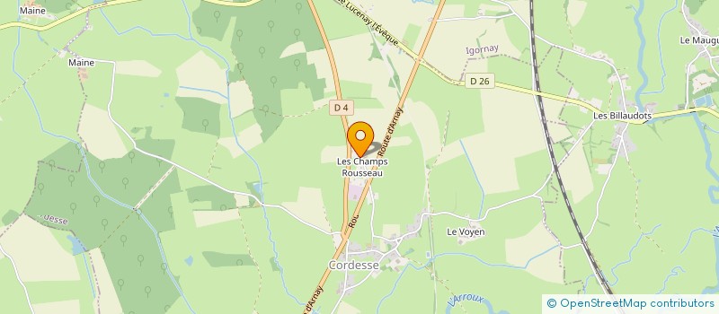 localisation de l'entreprise MADAME MARIE LAURE PHILIBERT  CORDESSE