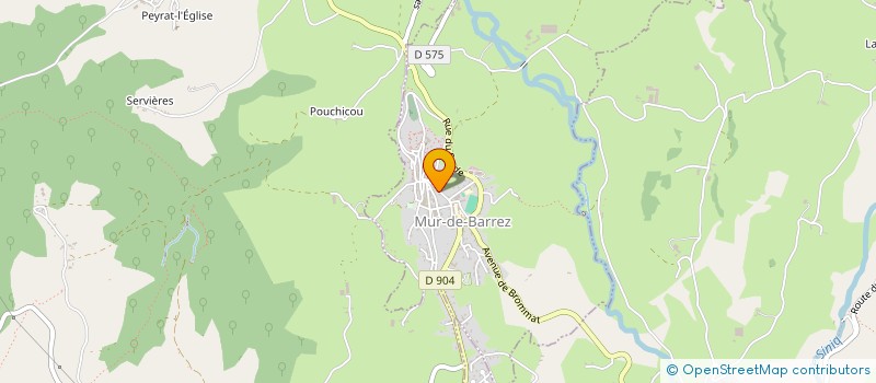 localisation de l'entreprise MADAME MARIE-LAURE PIRONNET  MUR-DE-BARREZ