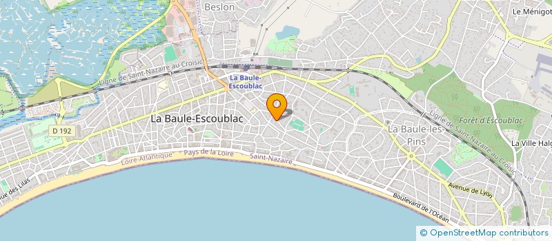 localisation de l'entreprise MADAME MARIE-LAURE PLASSAIS à LA BAULE-ESCOUBLAC