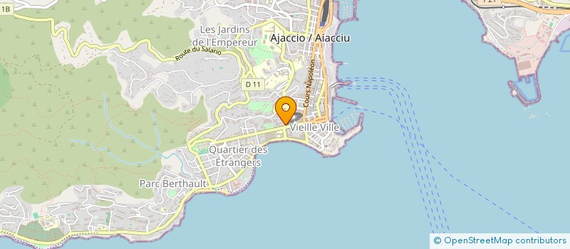 localisation de l'entreprise MADAME MARIE LAURE POMPA à AJACCIO