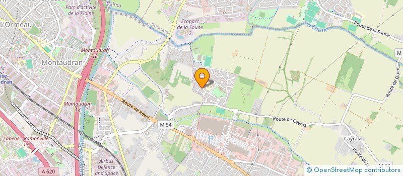 localisation de l'entreprise MADAME MARIE LAURE PONSOLE  TOULOUSE