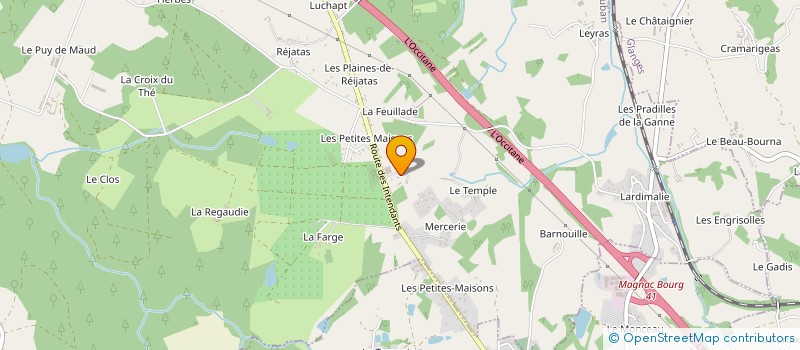 localisation de l'entreprise MADAME MARIE LAURE POUYADOUX  VICQ-SUR-BREUILH