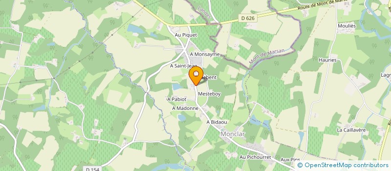 localisation de l'entreprise MADAME MARIE LAURE QUINCY  MONCLAR