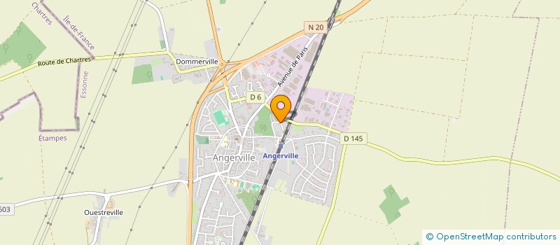 localisation de l'entreprise MADAME MARIE LAURE RABENNE  ANGERVILLE