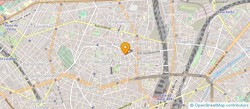 localisation de l'entreprise MADAME MARIE-LAURE RACINEUX à PARIS