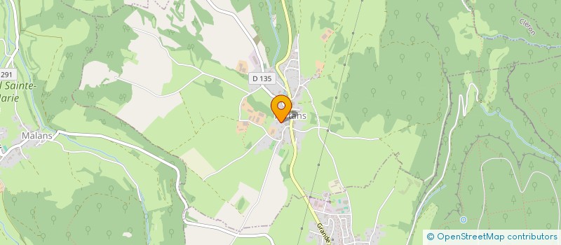 localisation de l'entreprise MADAME MARIE-LAURE RAMEAUX  CHANTRANS