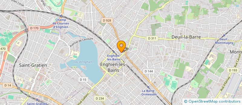 localisation de l'entreprise MADAME MARIE-LAURE RAVAU  ENGHIEN-LES-BAINS