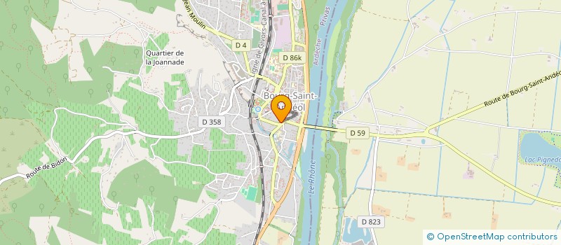 localisation de l'entreprise MADAME MARIE-LAURE RENOM  BOURG-SAINT-ANDEOL