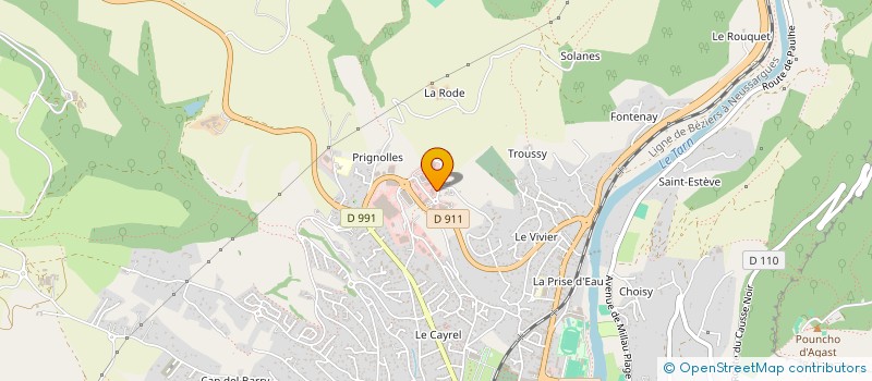 localisation de l'entreprise MADAME MARIE-LAURE REYNES à MILLAU
