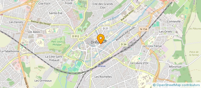 localisation de l'entreprise MADAME MARIE-LAURE RIQUET à DREUX