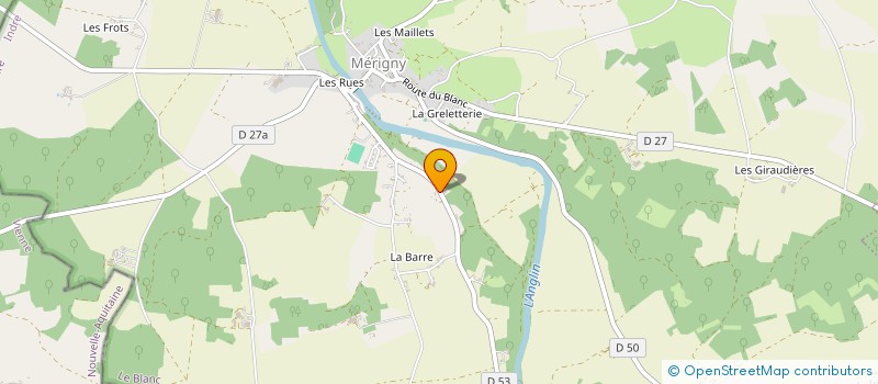 localisation de l'entreprise MADAME MARIE LAURE ROBERT à MERIGNY