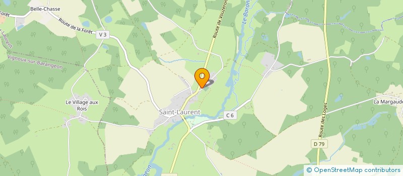 localisation de l'entreprise MADAME MARIE-LAURE RODRIGUES  SAINT-LAURENT