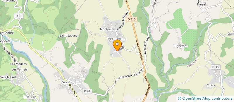 localisation de l'entreprise MADAME MARIE-LAURE ROUSSEAU  VERSONNEX