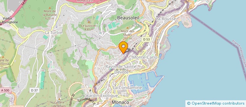 localisation de l'entreprise MADAME MARIE-LAURE SANIA  BEAUSOLEIL