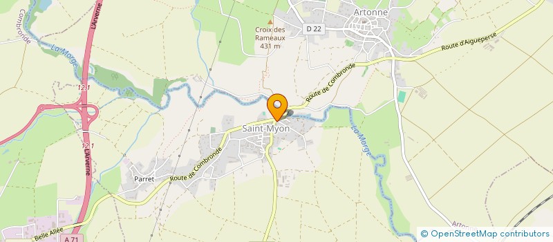 localisation de l'entreprise MADAME MARIE-LAURE SCHIFANO  SAINT-MYON