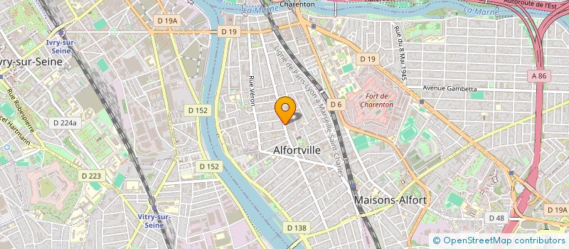 localisation de l'entreprise MADAME MARIE-LAURE SCHREINER à ALFORTVILLE