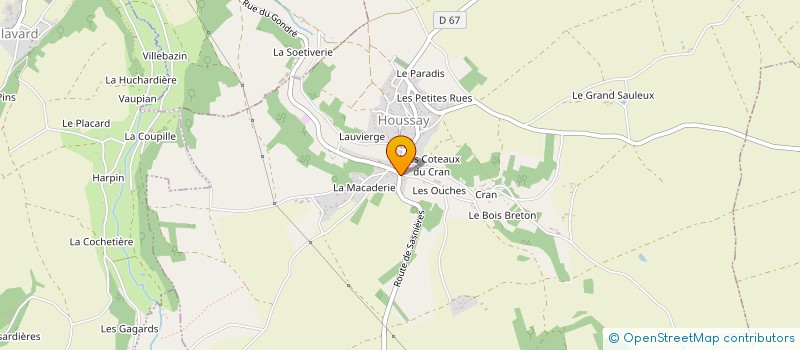 localisation de l'entreprise MADAME MARIE-LAURE SCREVE  HOUSSAY