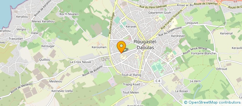 localisation de l'entreprise MADAME MARIE-LAURE SOULE  PLOUGASTEL-DAOULAS