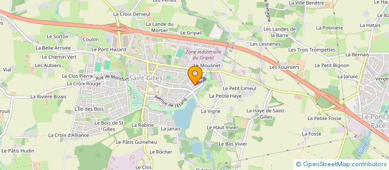 localisation de l'entreprise MADAME MARIE-LAURE SOURIAU  SAINT-GILLES