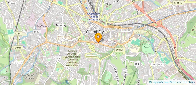 localisation de l'entreprise MADAME MARIE-LAURE THORAND  CHAMBERY