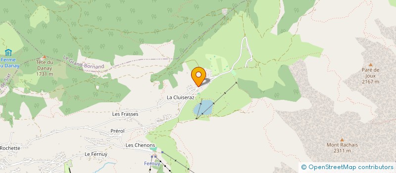 localisation de l'entreprise MADAME MARIE-LAURE THOVEX à LA CLUSAZ