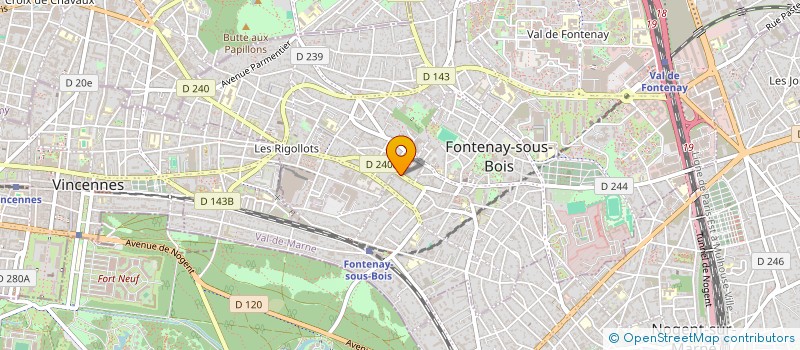 localisation de l'entreprise MADAME MARIE-LAURE TIMADRARI à FONTENAY-SOUS-BOIS
