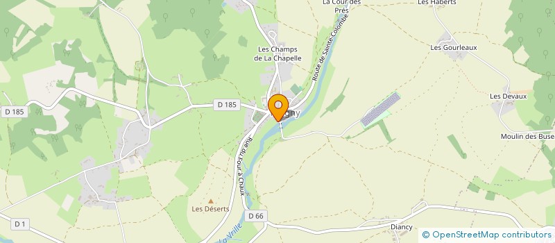 localisation de l'entreprise MADAME MARIE-LAURE TORRES  TREIGNY-PERREUSE-SAINTE-COLOMBE