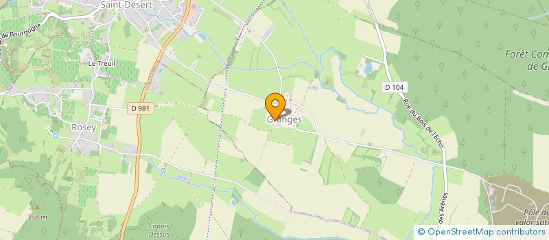 localisation de l'entreprise MADAME MARIE-LAURE VALLOT  GRANGES