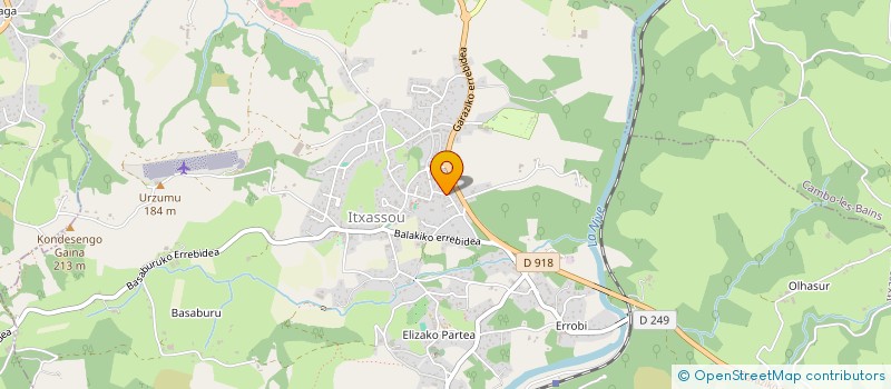 localisation de l'entreprise MADAME MARIE-LAURE VINCENT  ITXASSOU