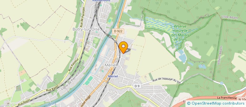 localisation de l'entreprise MADAME MARIE LAURE ZANUCCHI  MERIEL