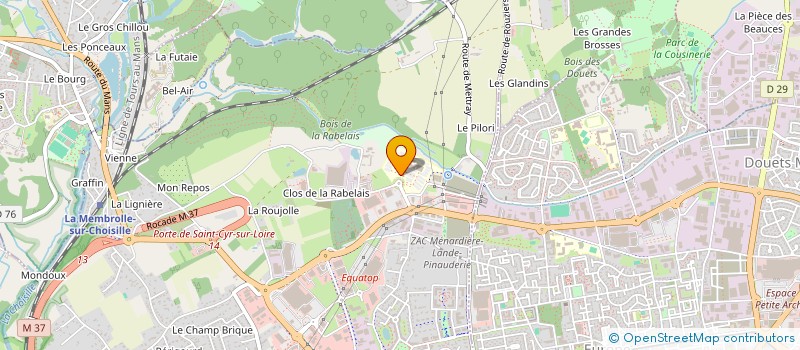 localisation de l'entreprise MADAME MARIE-LAURENCE AUTRET à SAINT-CYR-SUR-LOIRE