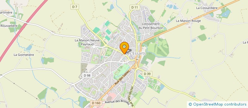 localisation de l'entreprise MADAME MARIE-LAURENCE BRACHET à ESSARTS-EN-BOCAGE
