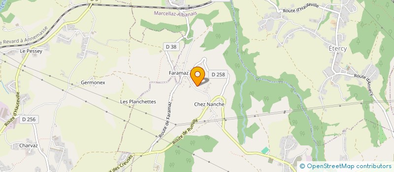 localisation de l'entreprise MADAME MARIE-LAURENCE BUNOZ  MARCELLAZ-ALBANAIS