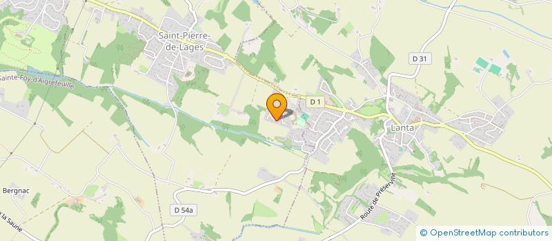 localisation de l'entreprise MADAME MARIE-LAURENCE ESCRIBE  SAINT-PIERRE-DE-LAGES