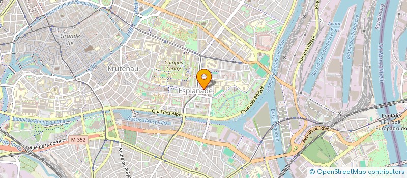 localisation de l'entreprise MADAME MARIE-LAURENCE EVRARD  STRASBOURG