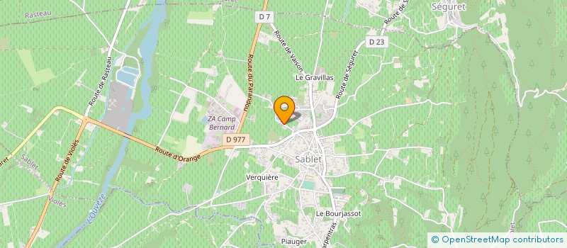 localisation de l'entreprise MADAME MARIE LAURENCE GUALLA  SABLET