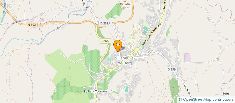 localisation de l'entreprise MADAME MARIE-LAURENCE HERCENBERG  VILLENEUVE-DE-BERG